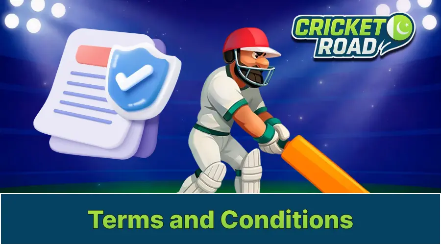Cricket Road: Official terms and conditions