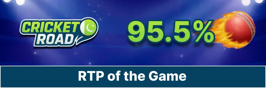 High RTP percentage in Cricket Road game